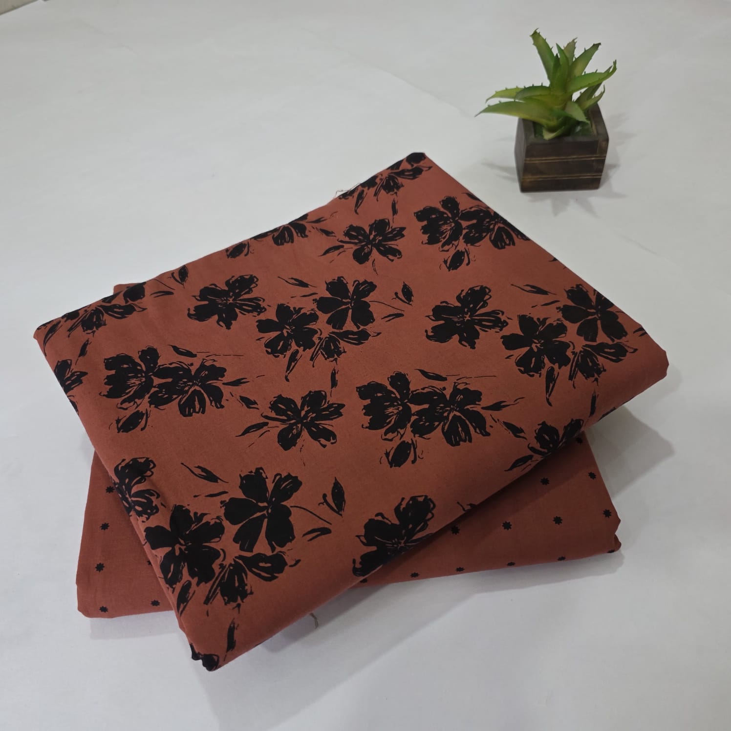 Hand block Print Cotton Running Fabric Mix match 2pis Combo Suit