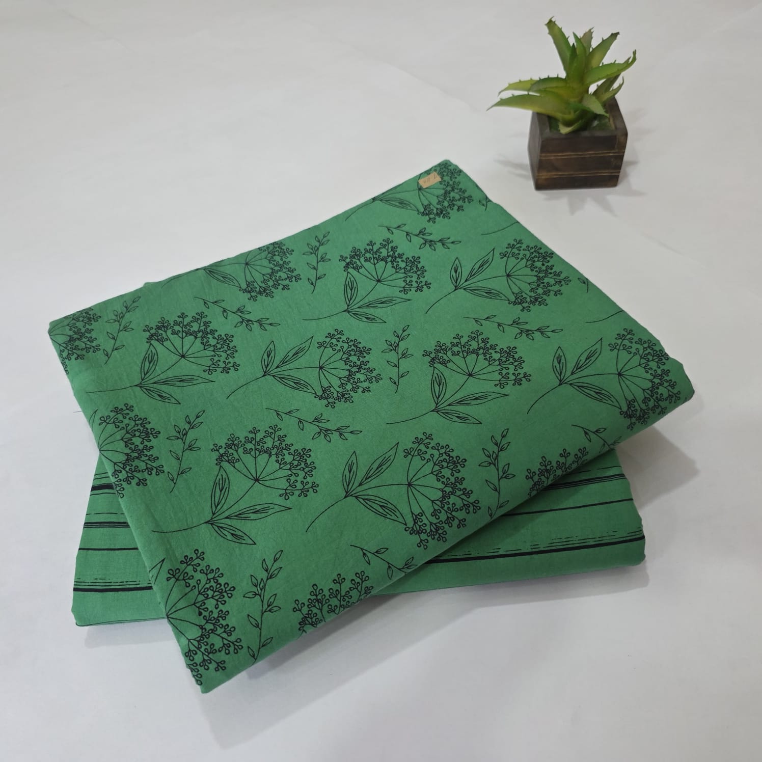 Hand block Print Cotton Running Fabric Mix match 2pis Combo Suit