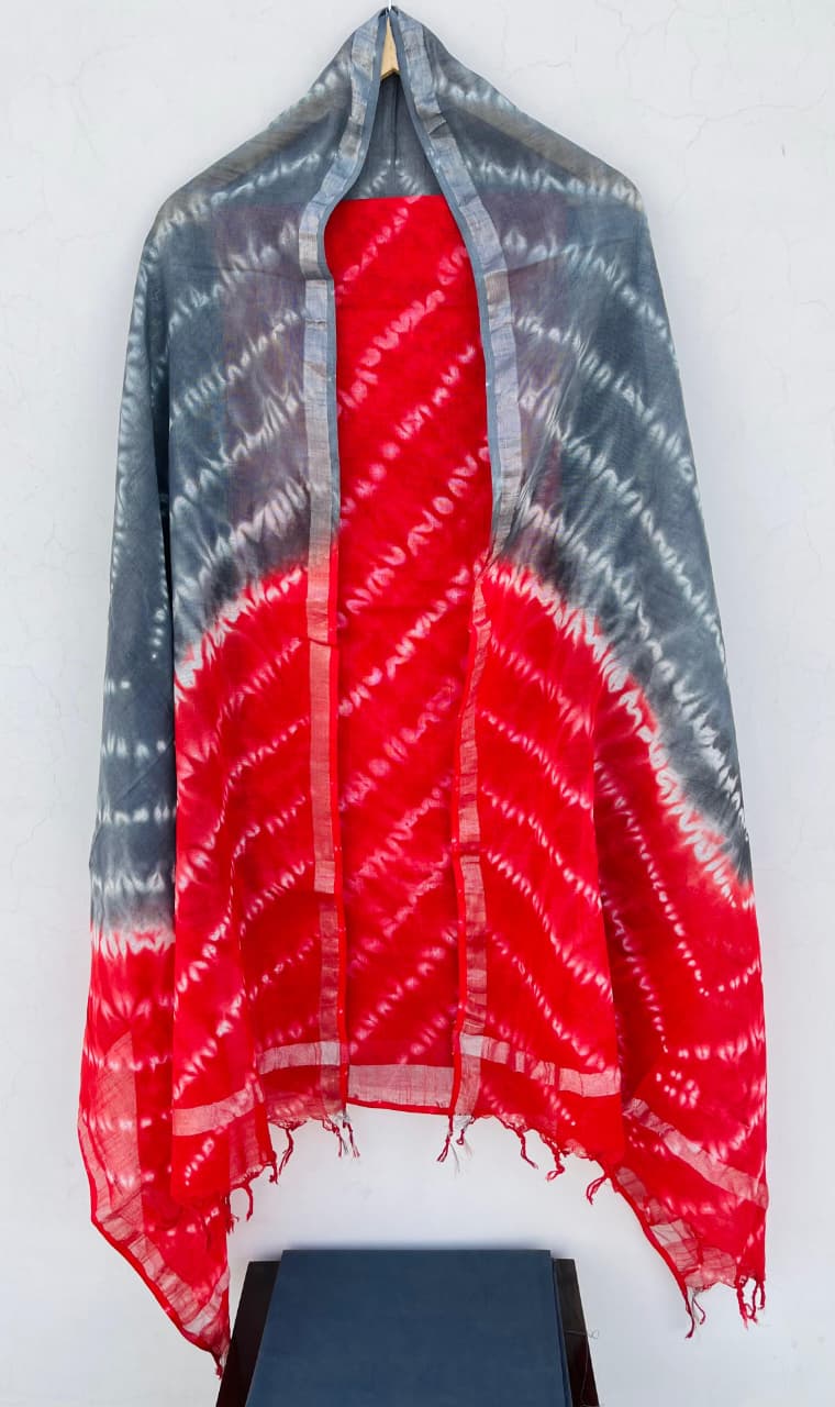 Product Details of Hand block Printed and Painted full Linen Suit